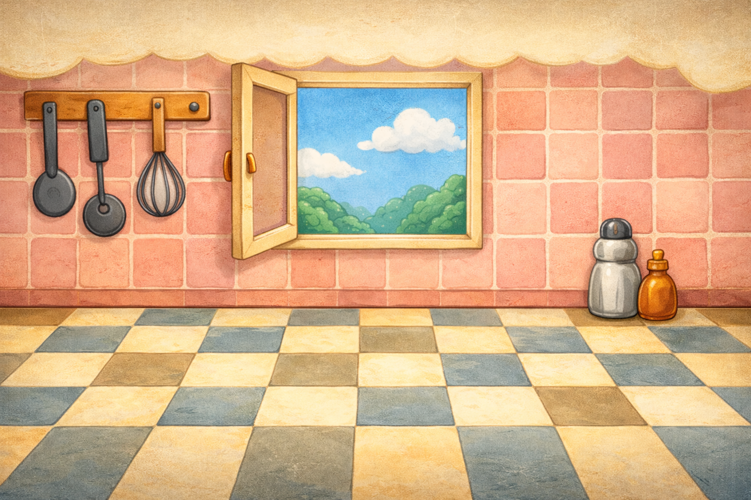 Open window background